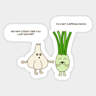 Just A Spring Onion Sticker